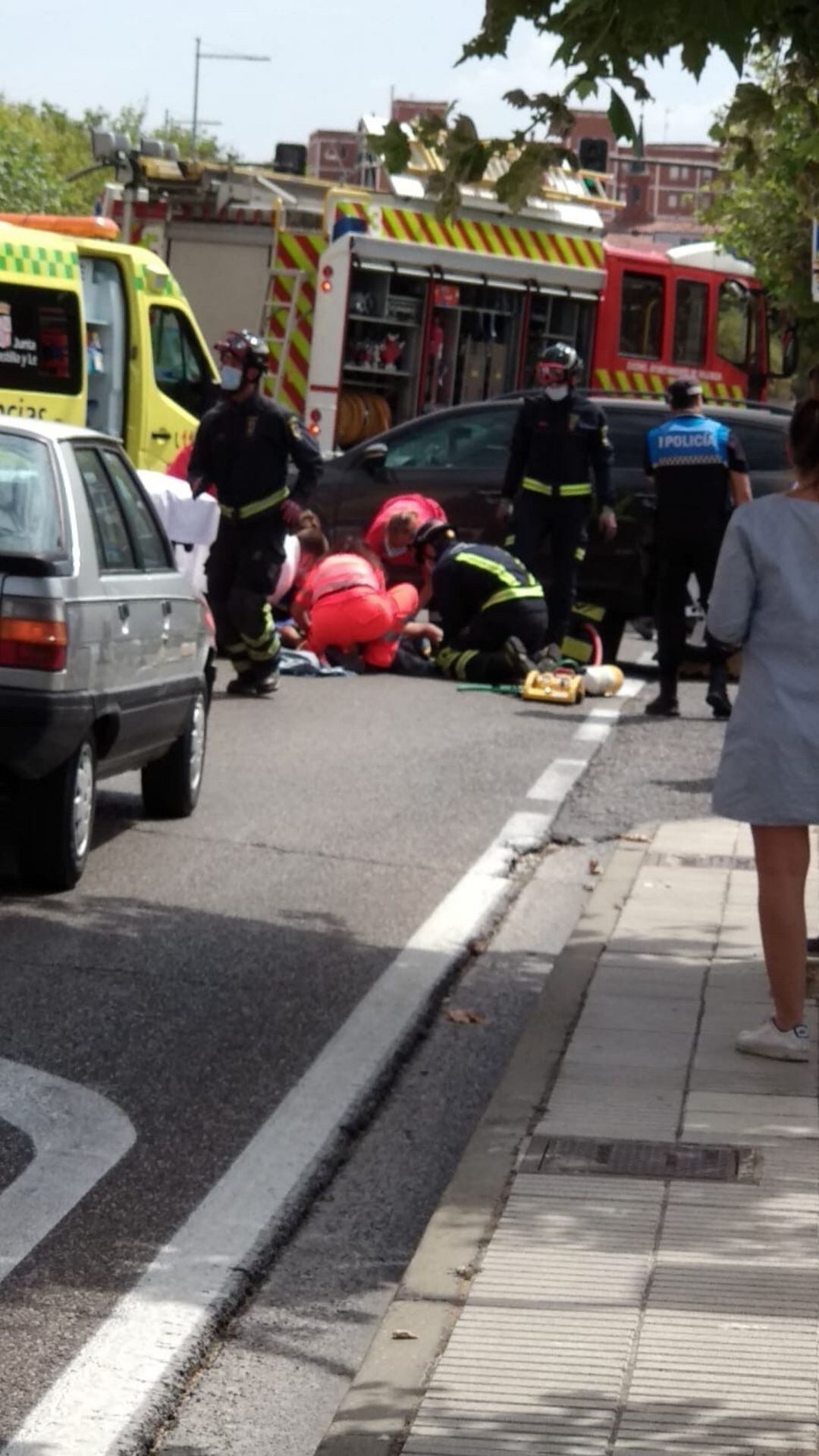 Accidente en Palencia