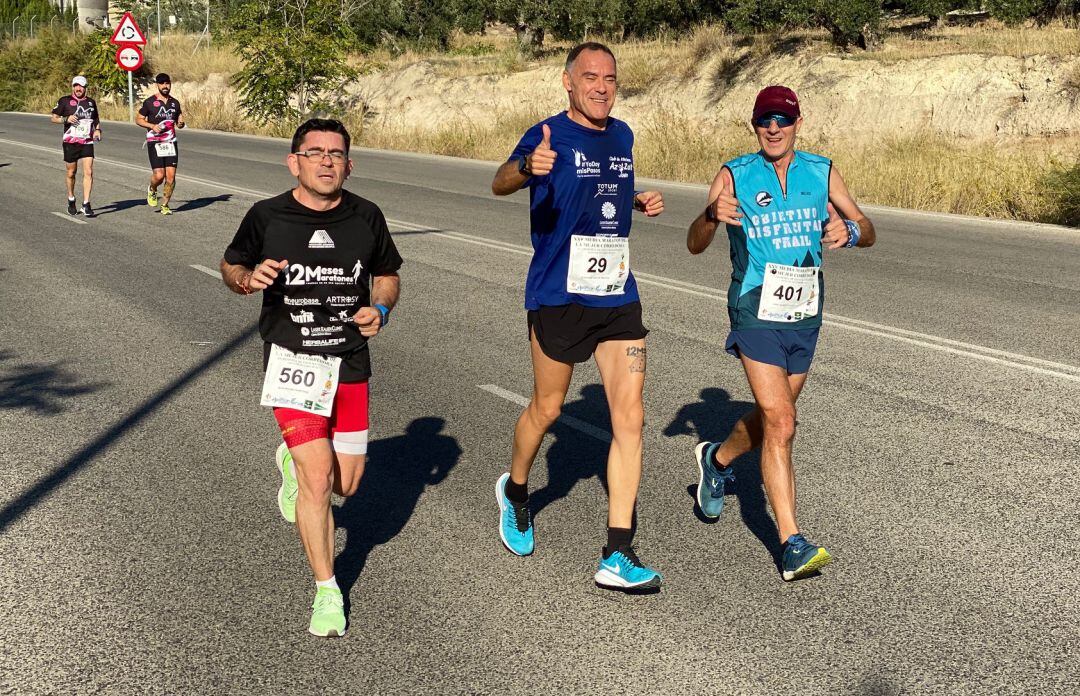 Corredores durante la prueba.