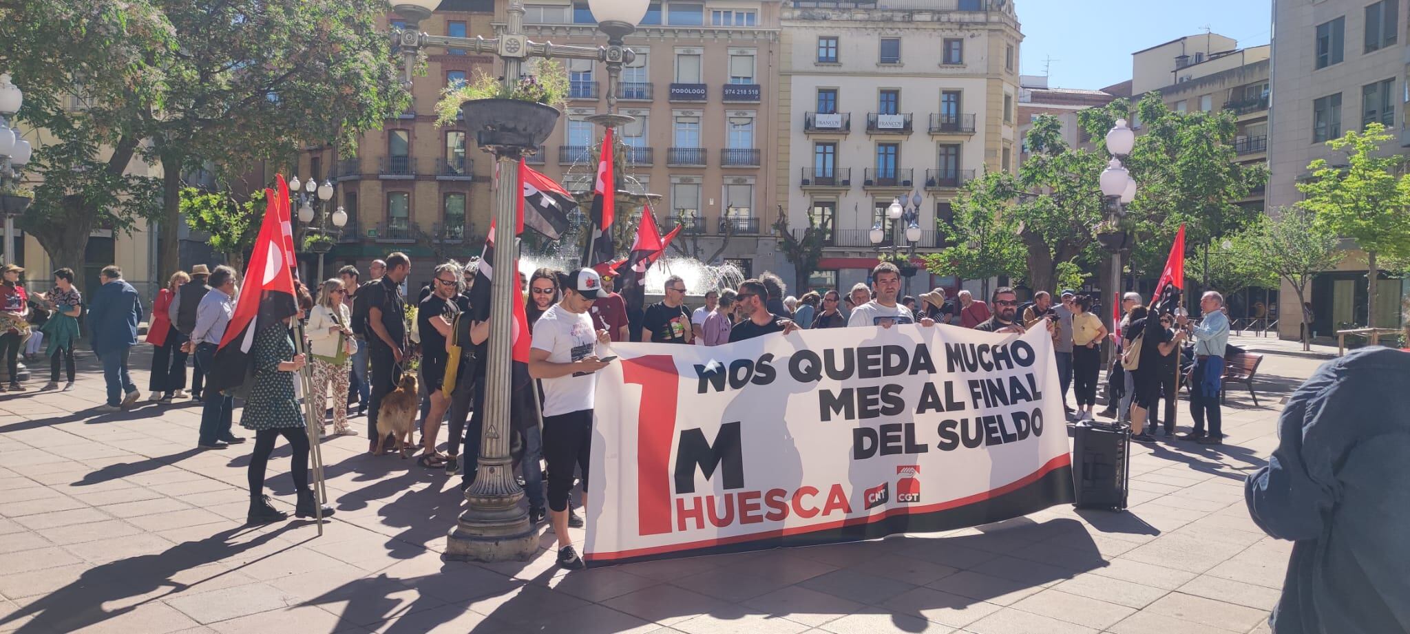 Centración de CNT y CGT en el Primero de Mayo