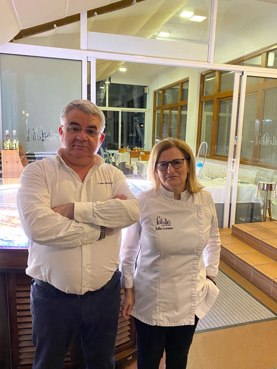 Javier Alguacil y Julia Lozano.