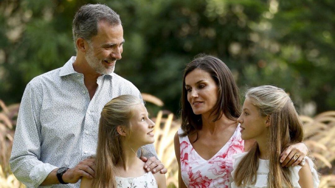 La família reial, de vacances