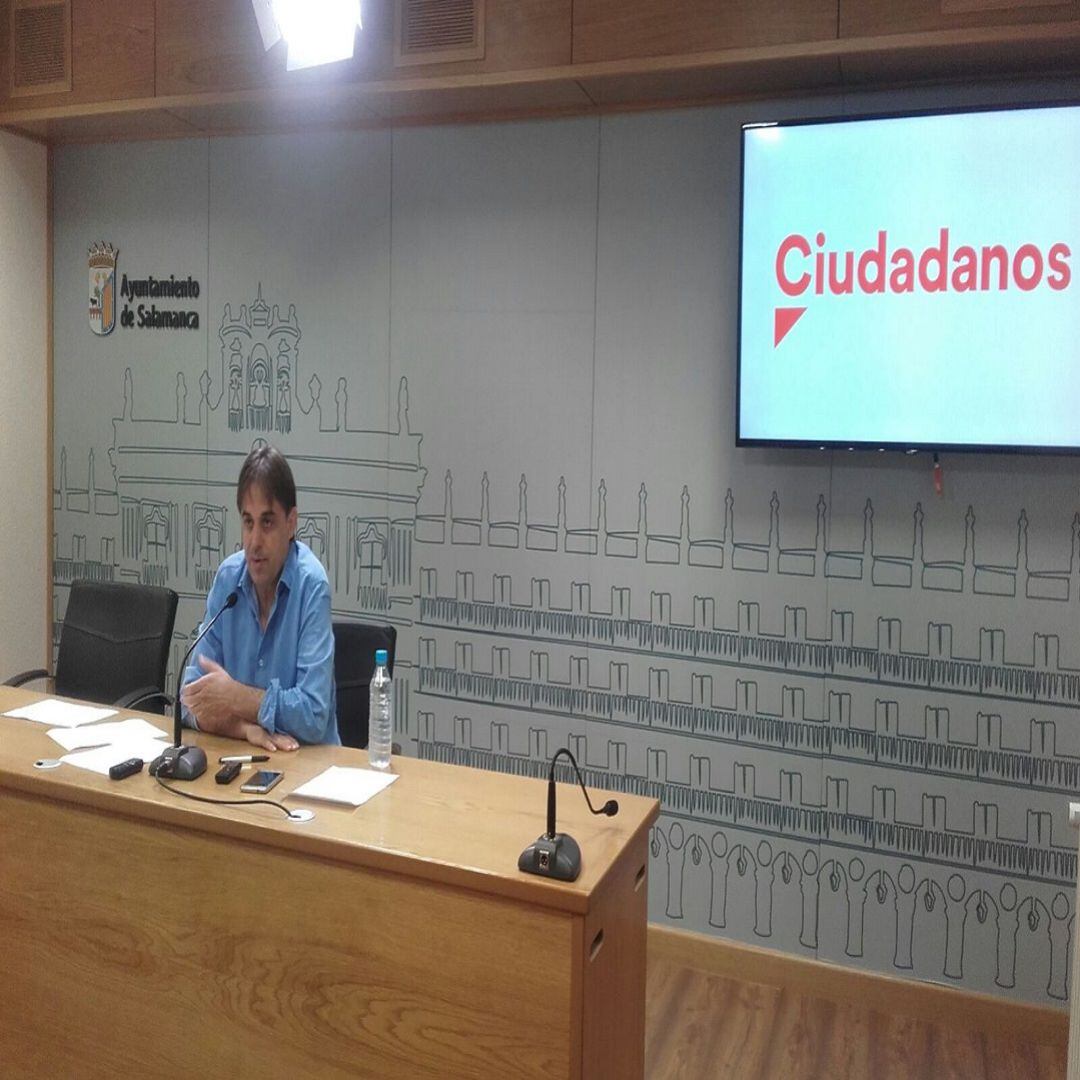 Fernando Castaño, concejal de Ciudadanos en el Ayuntamiento salmantino