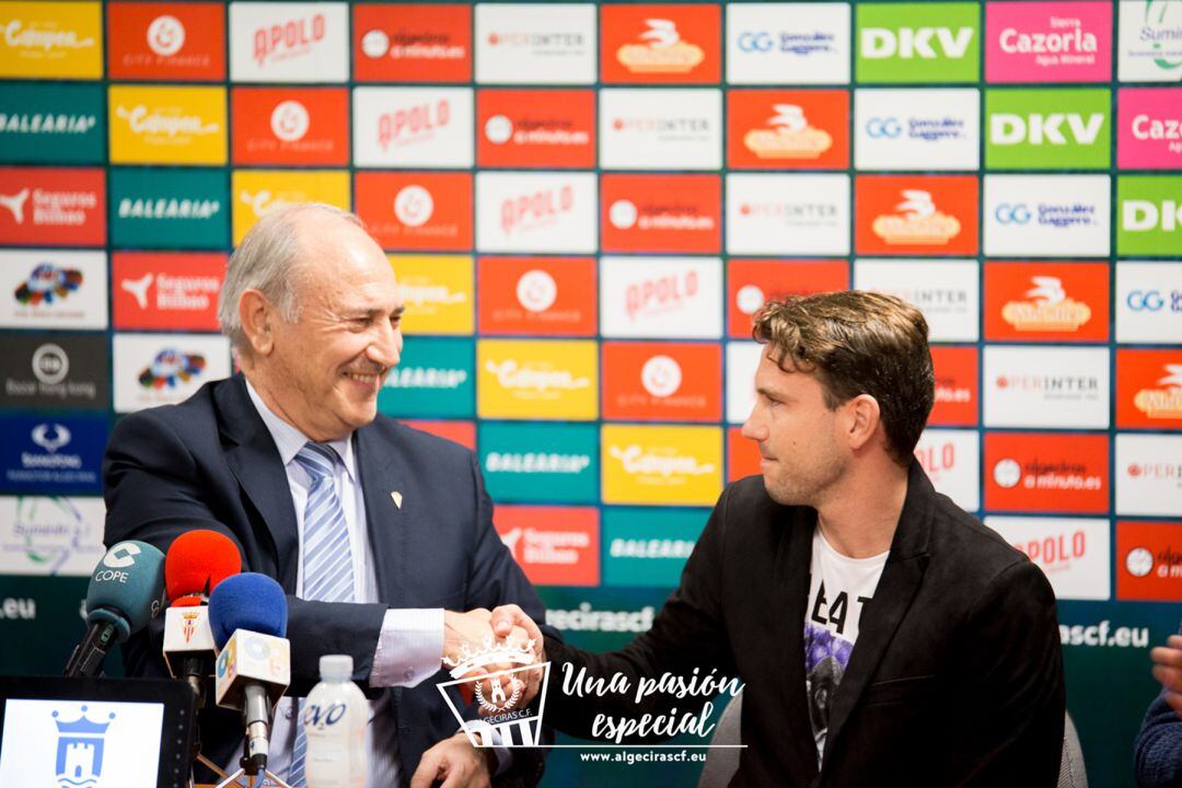 Mané en su presentación en el Algeciras.