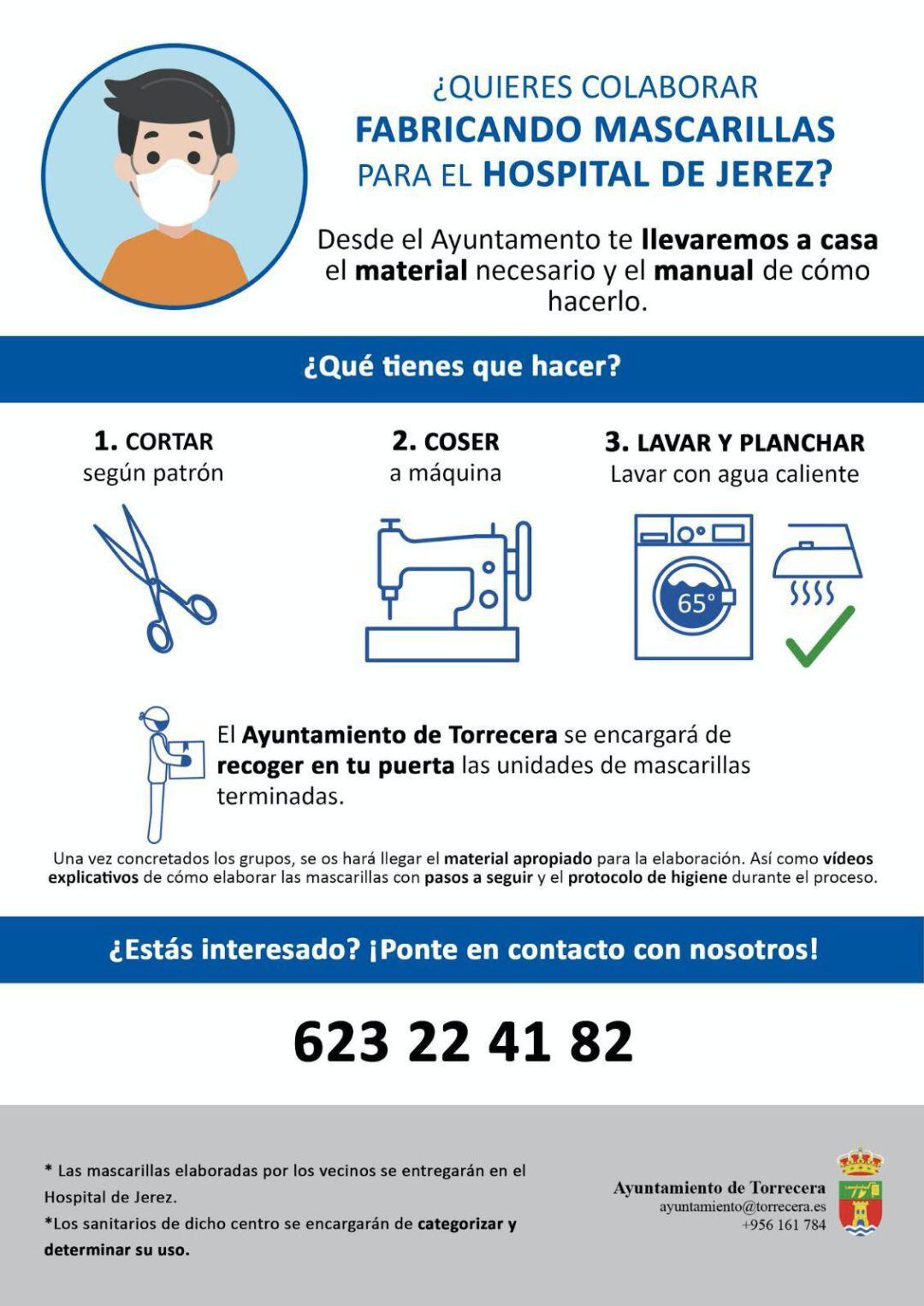 Instrucciones para fabricar las mascarillas