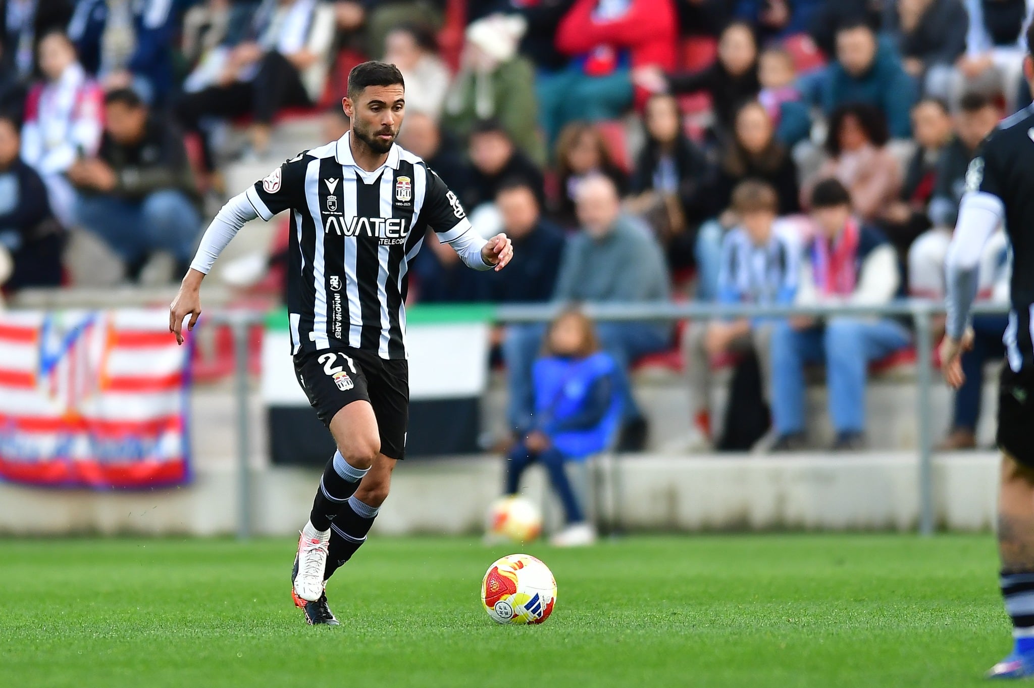 Benito Ramírez en el partido ante el Atlético Madrileño