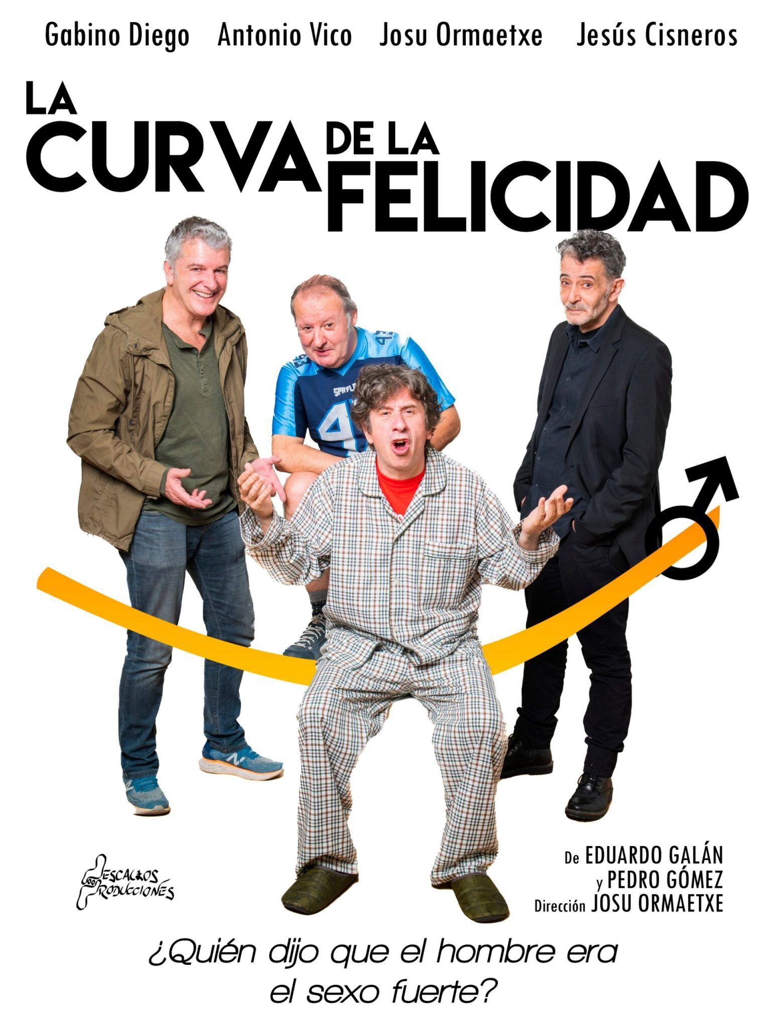 Cartel de &#039;La curva de la felicidad&#039;.