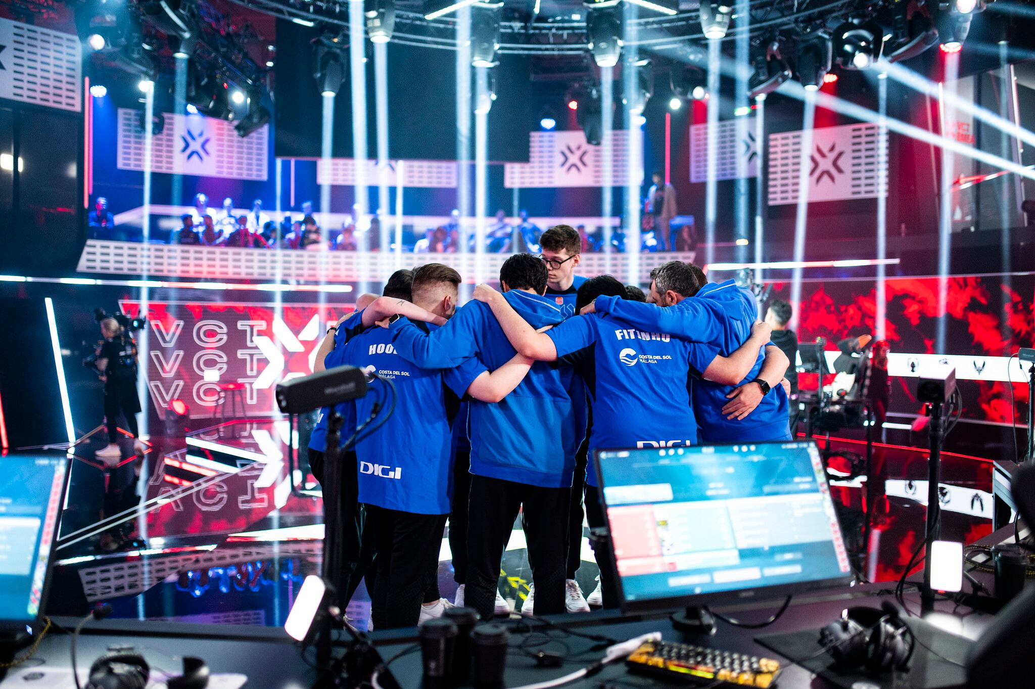 Los componentes de Giants, antes de empezar la competición