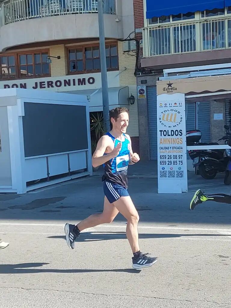 Sebastian Soriano en la carrera