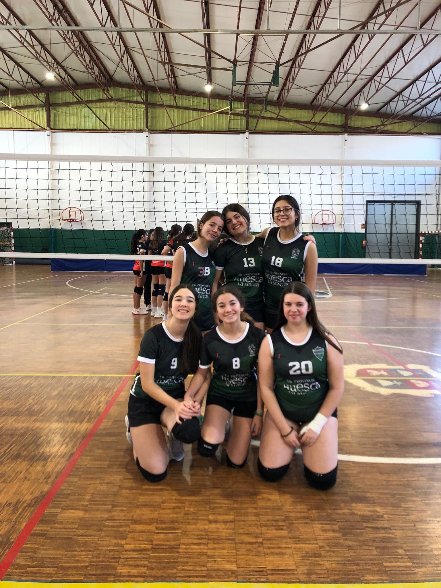 Equipos del Club Voleibol Huesca