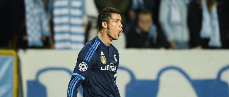 Cristiano Ronaldo celebra un gol