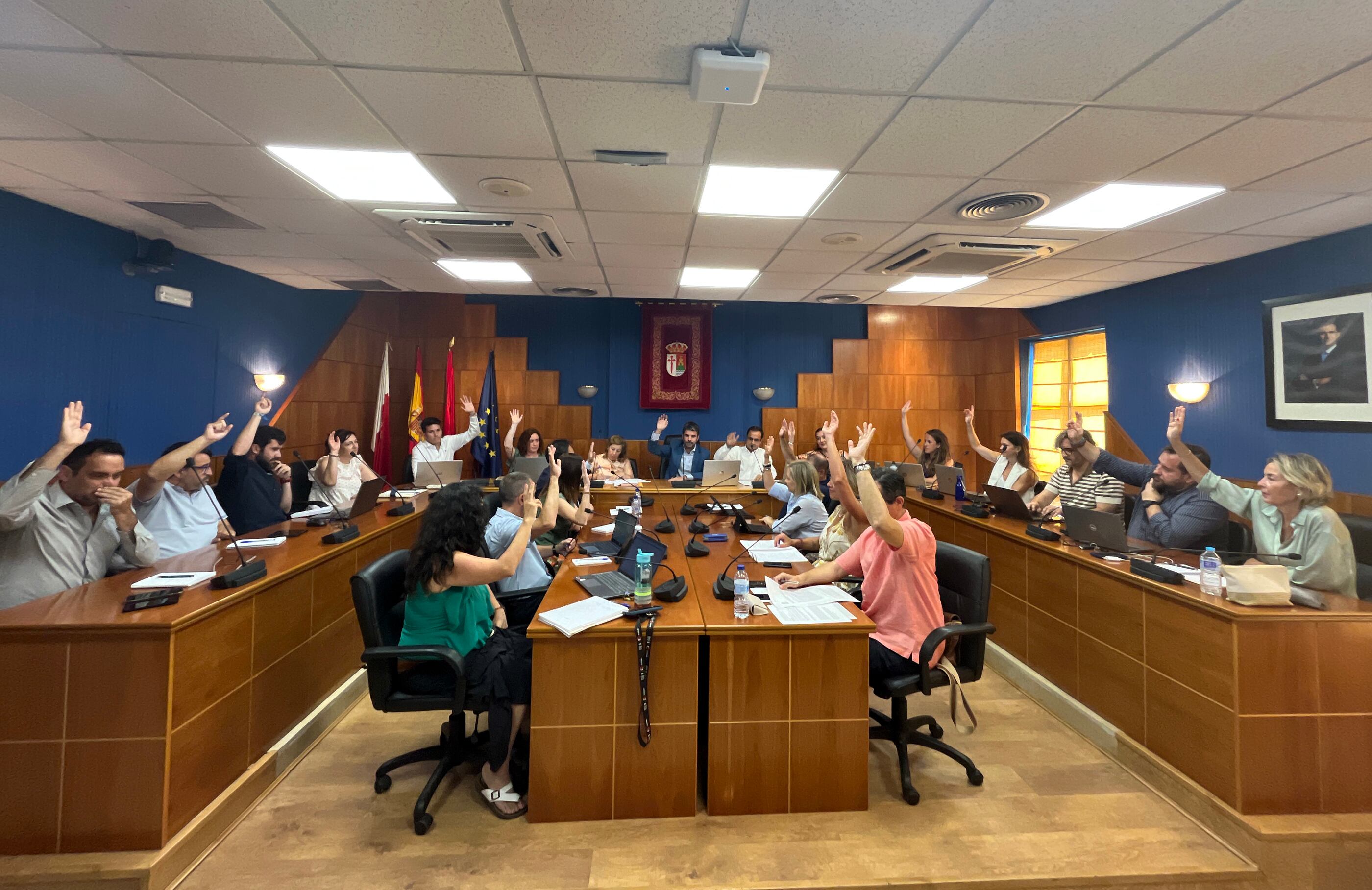 Pleno en el Ayuntamiento de Paracuellos de Jarama