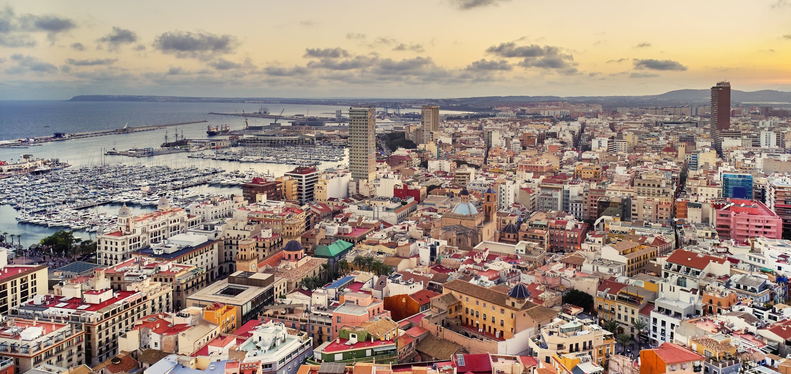 Vista aérea de Alicante en una imagen de archivo.