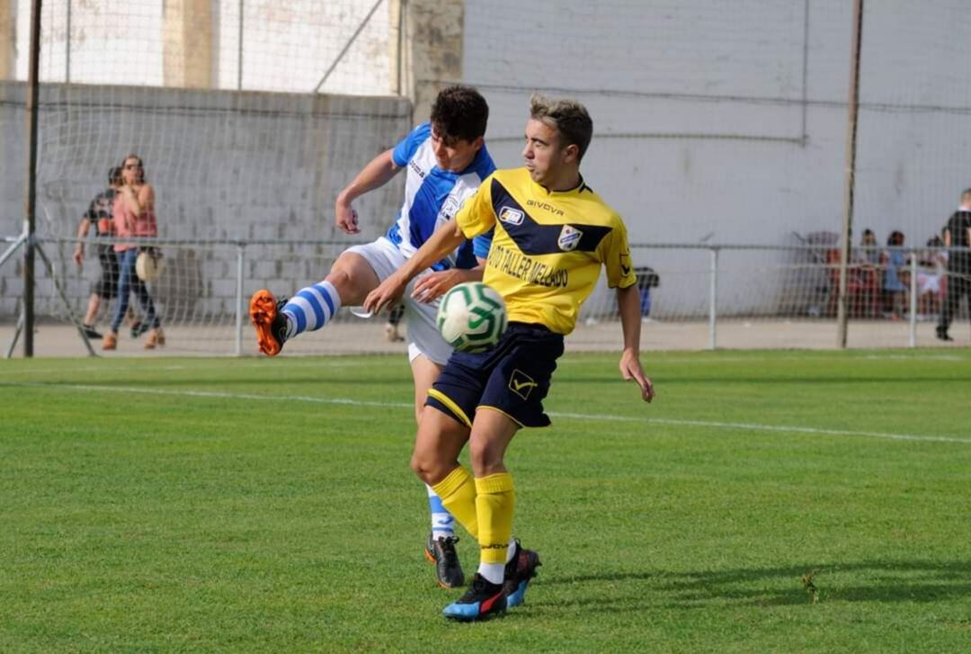 David Velázquez durante un partido en La Juventud 