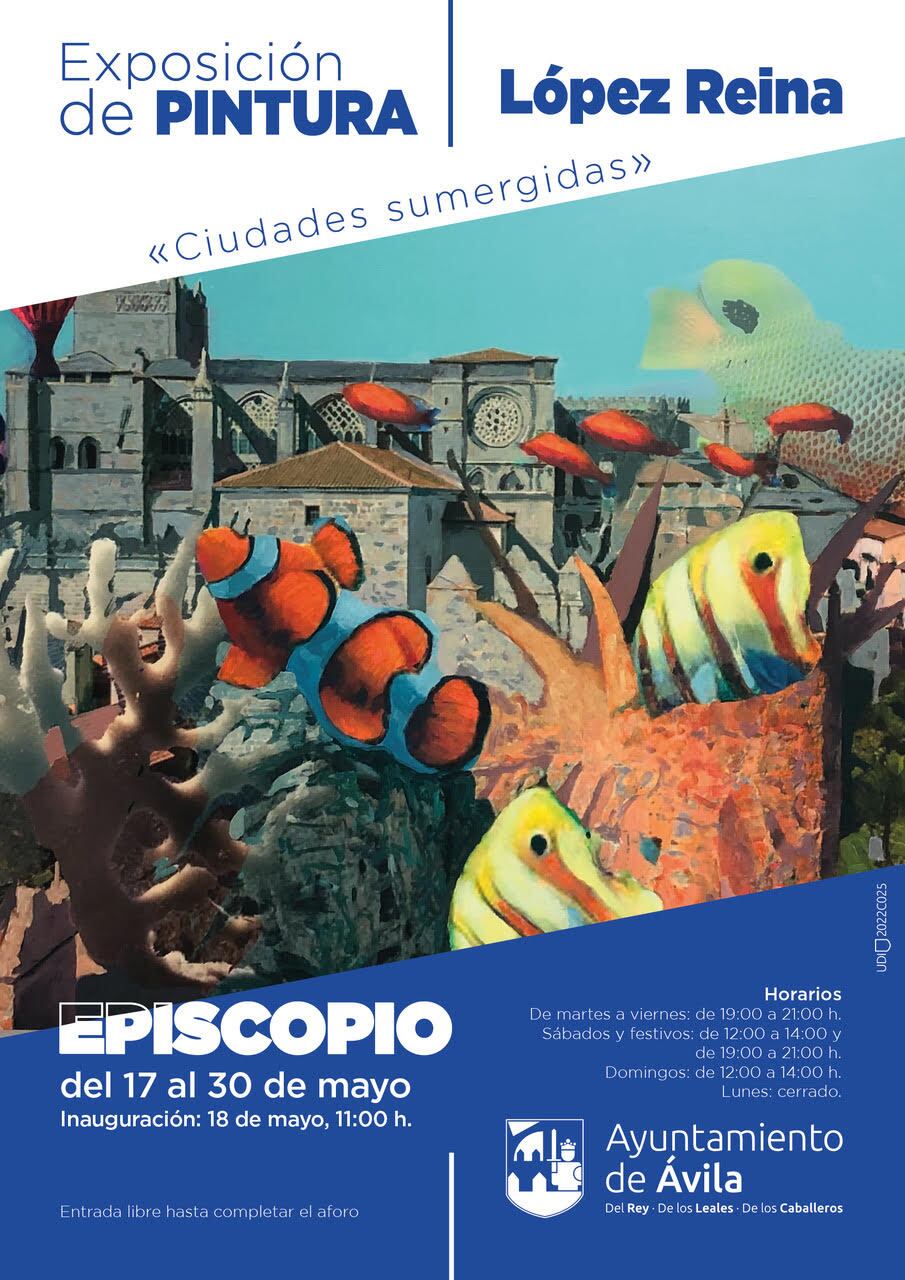 Cartel de la exposición Ciudades Sumergidas
