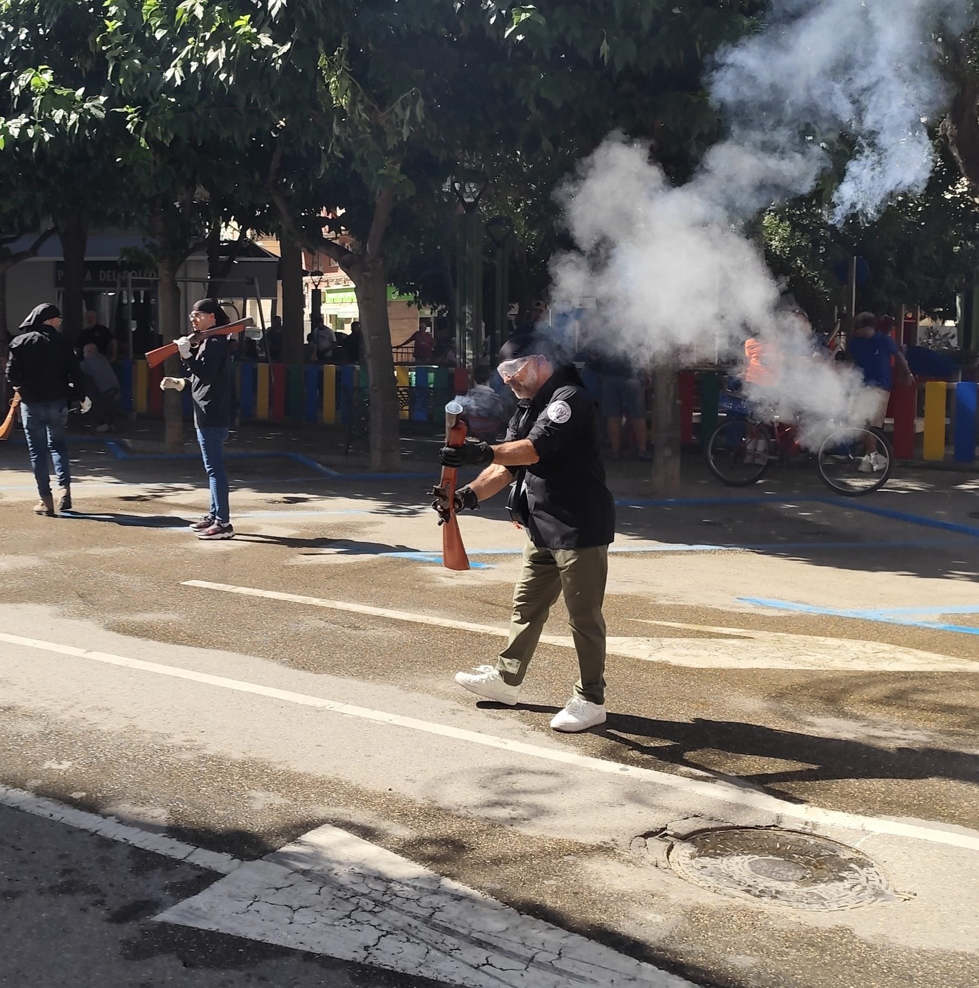 La Comparsa de Andaluces en el Pasacalles