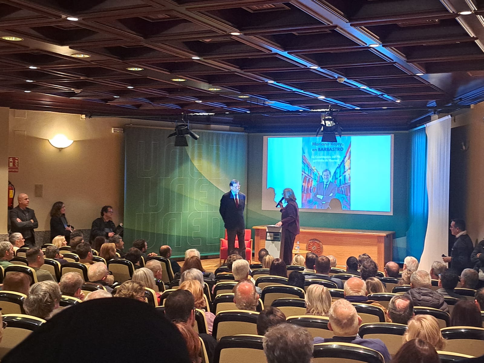 Conferencia de Mariano Rajoy en la UNED.