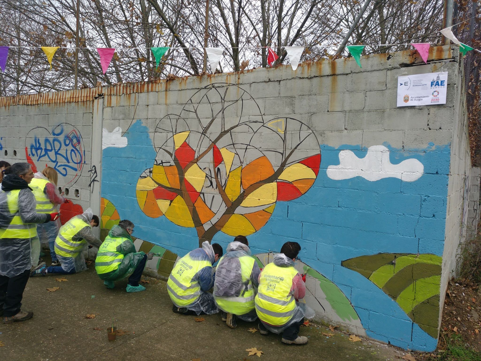 La patronal FAE promueve el voluntariado ambiental en el Polígono Burgos Este