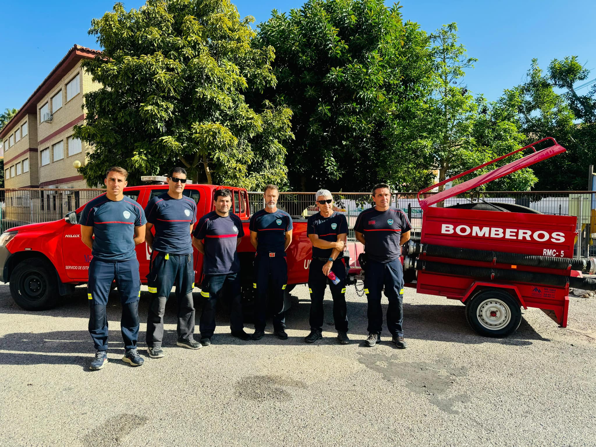 Bomberos de Motril se desplazan a Valencia