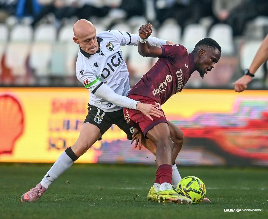 Cissé en su último partido con el Leganés ante el Burgos.