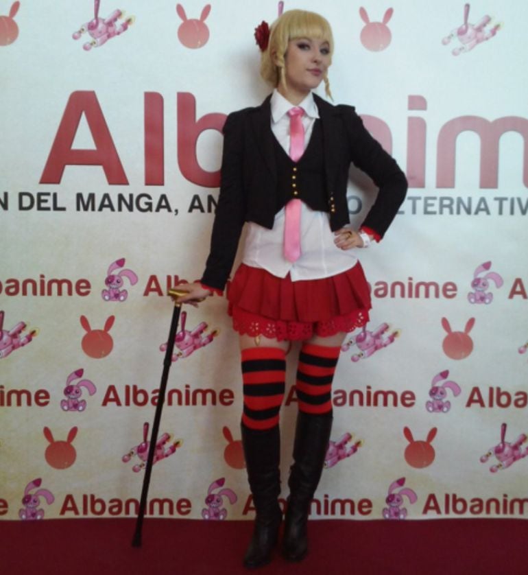 Elle es unas las participantes en el &#039;cosplay&#039;, concurso de disfraces