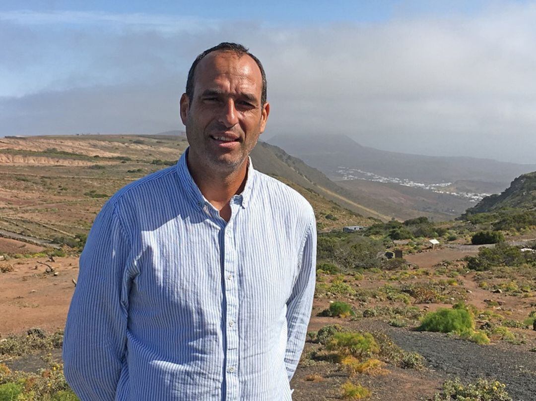 Alfredo Villalba, portavoz del PSOE en el Ayuntamiento de Haría.