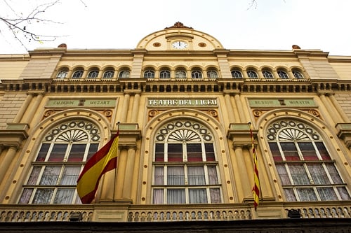 Façana del Gran Teatre del Liceu