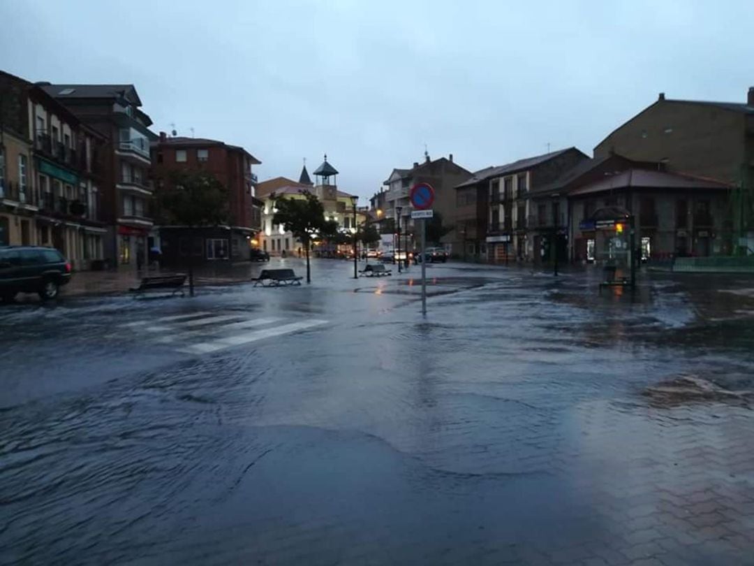 Las aguas de carbón inundaron parte de La Robla