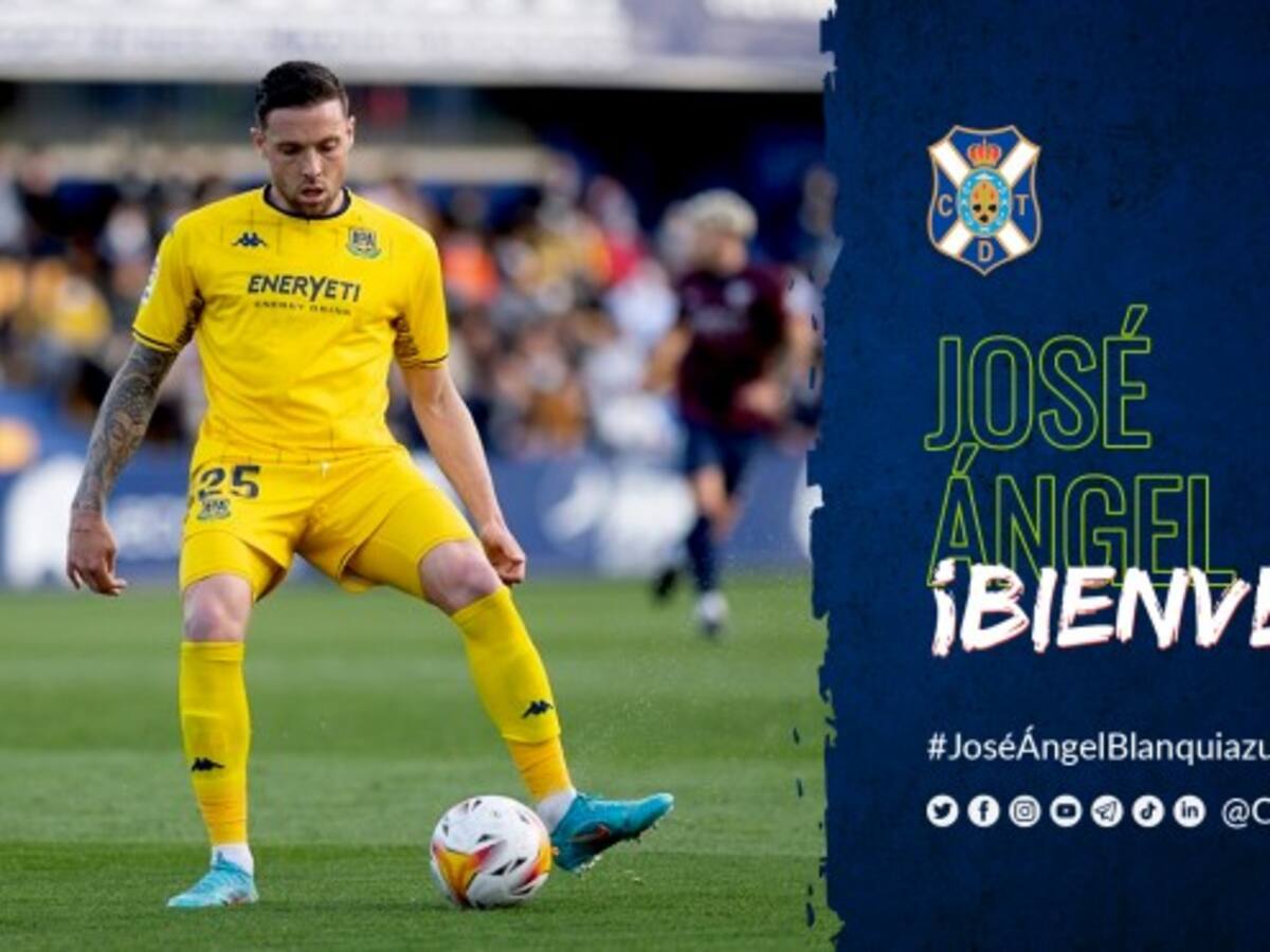 José Ángel, nuevo jugador del CD Tenerife