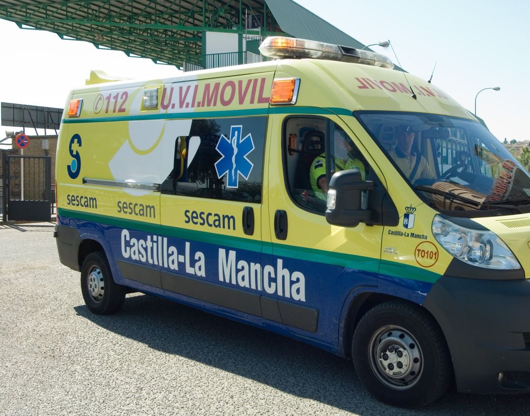 Foto de archivo de una de las ambulancias del SESCAM de Castilla-La Mancha 