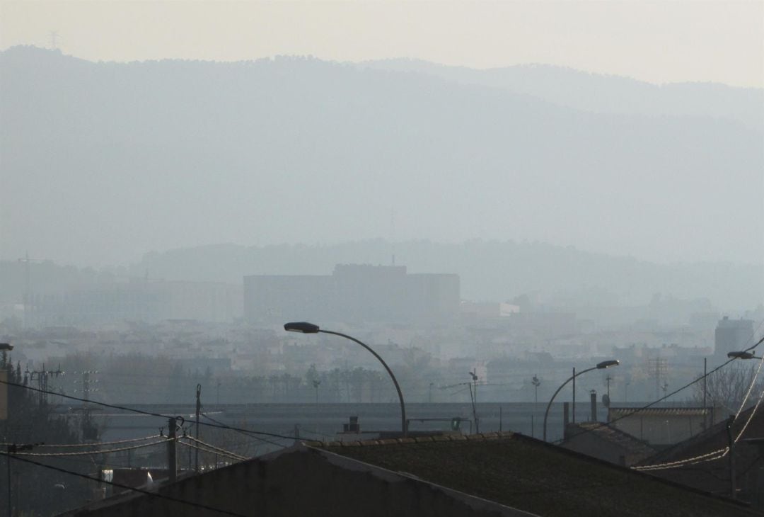 Contaminación en Murcia en una foto de archivo