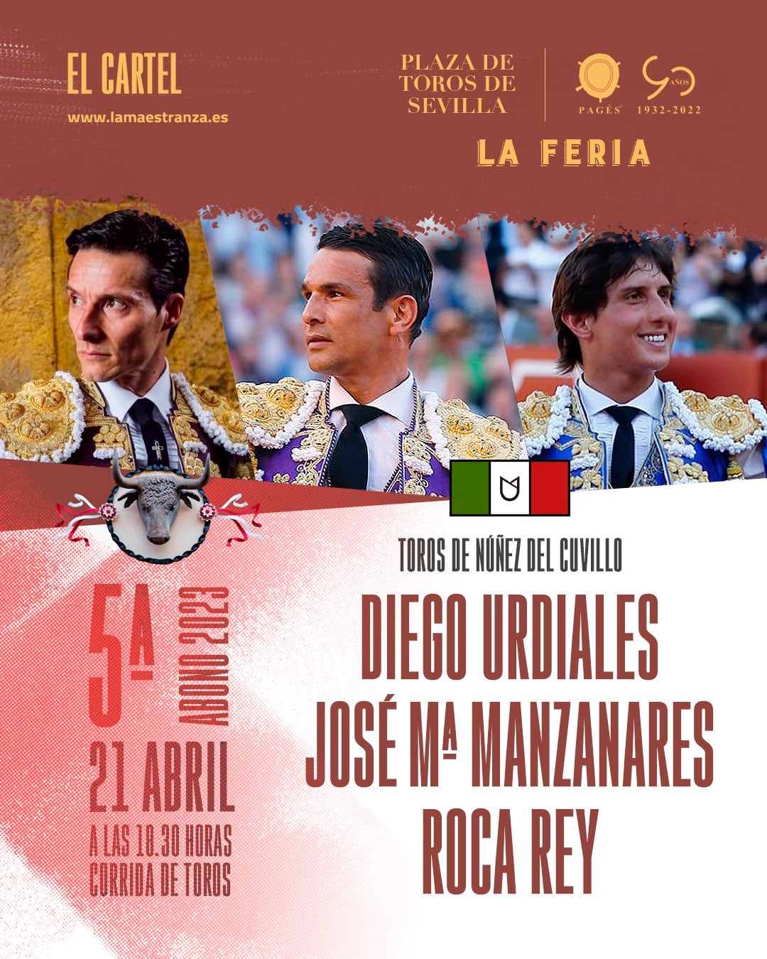 Cartel para este viernes de preferia en la Real Maestranza