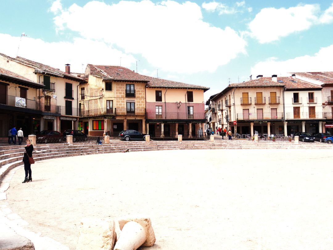 Imagen de archivo de la Plaza Mayor de Riaza