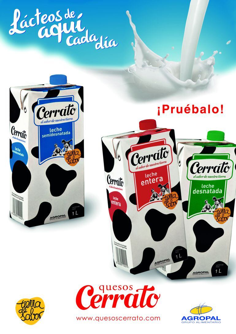Imagen de la campaña de promoción de la leche de la comarca del Cerrato en Palencia
