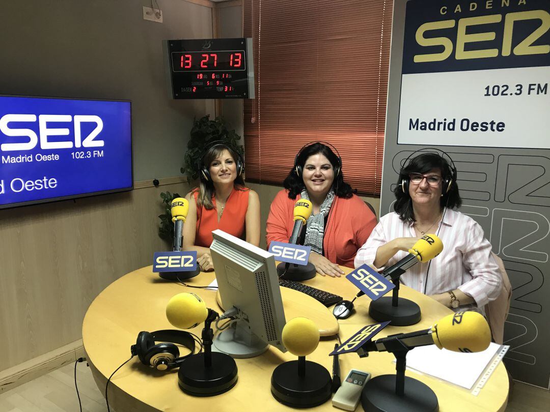 Miriam León, Leticia Álvarez y Elvira Cuesta profesoras de la Escuela de Hostelería Simone Ortega de Móstoles