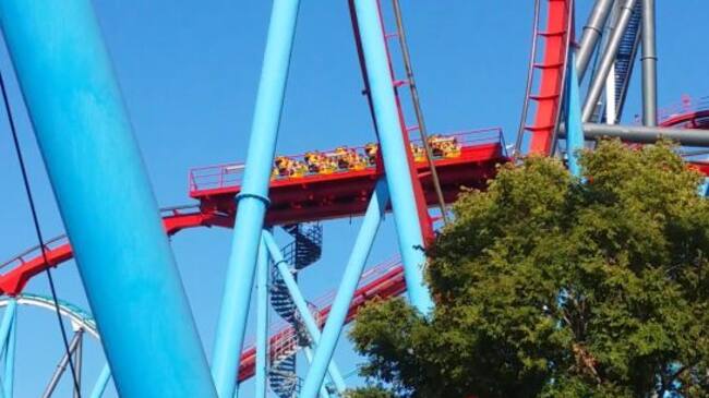 Moment de l'atracció aturada.