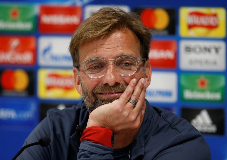 Jürgen Klopp, en la rueda de prensa de la final de la Champions.