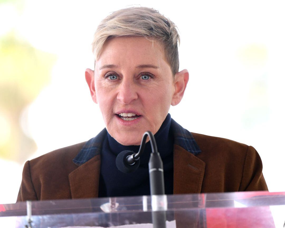 La presentadora de televisión y actriz Ellen DeGeneres.