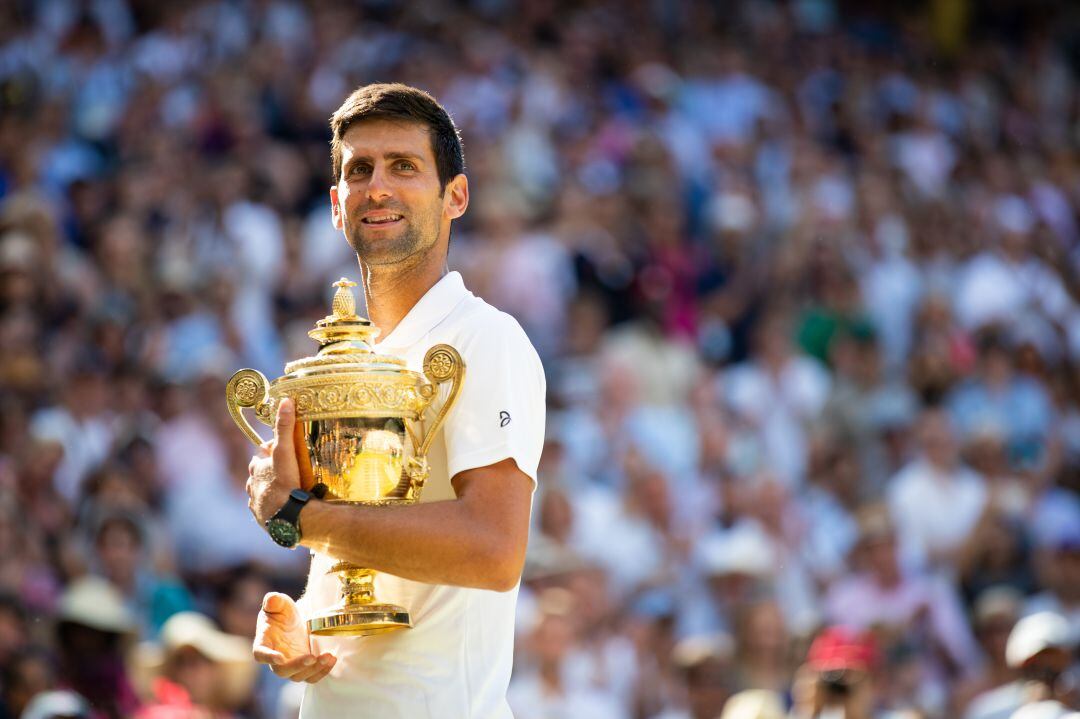 Djokovic, ganador de Wimbledon 2018.