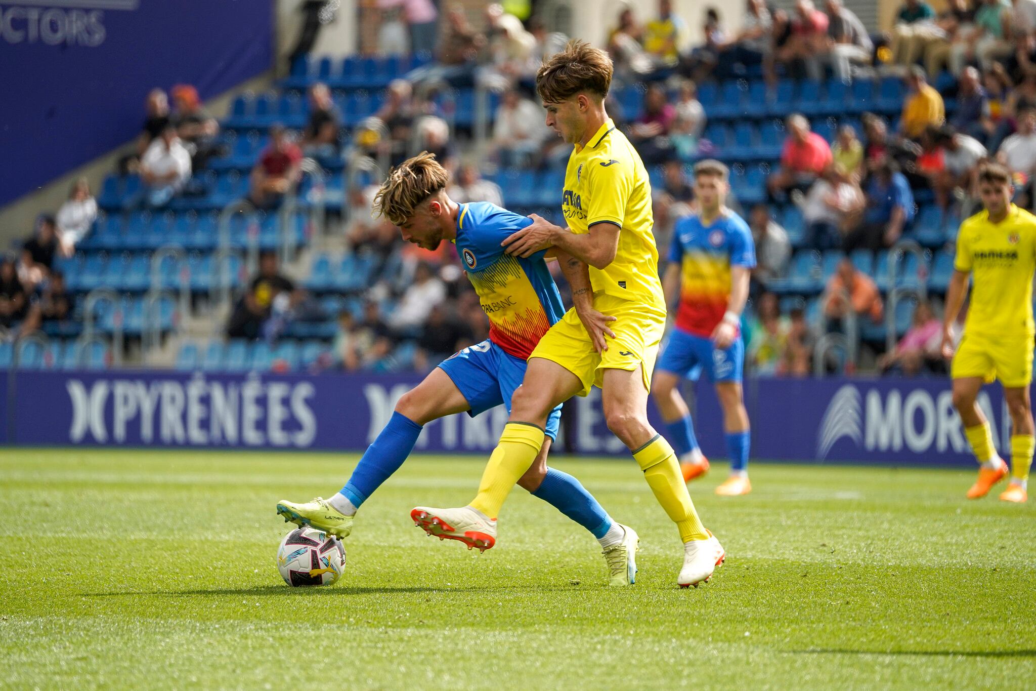 Alti durant l&#039;últim partit de lliga davant, precisament, el Vila-real B.