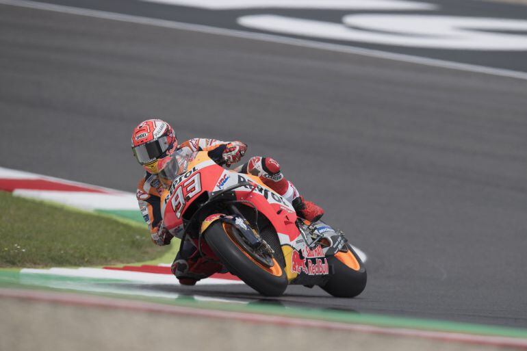 Marc Márquez en el circuito de Mugello. 