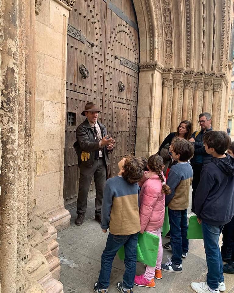 Yaco Müller durante una de las visitas a València.