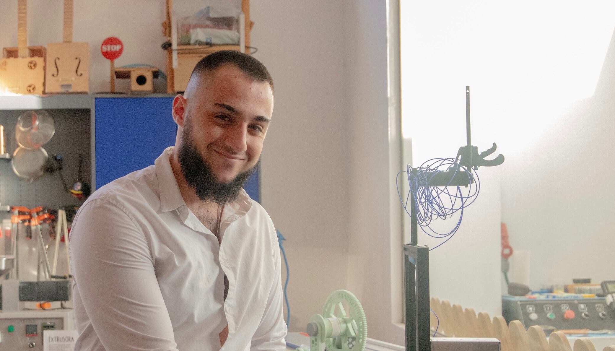 Ramón Pérez, embajador de Precious Plastic Castilla-La Mancha.