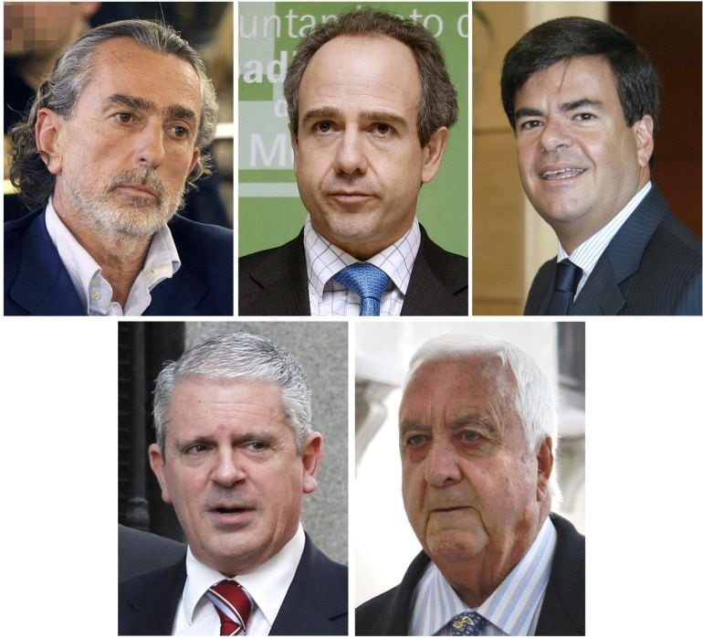 Algunos de los imputados por la pieza separada del Caso Gürtel en Boadilla del Monte