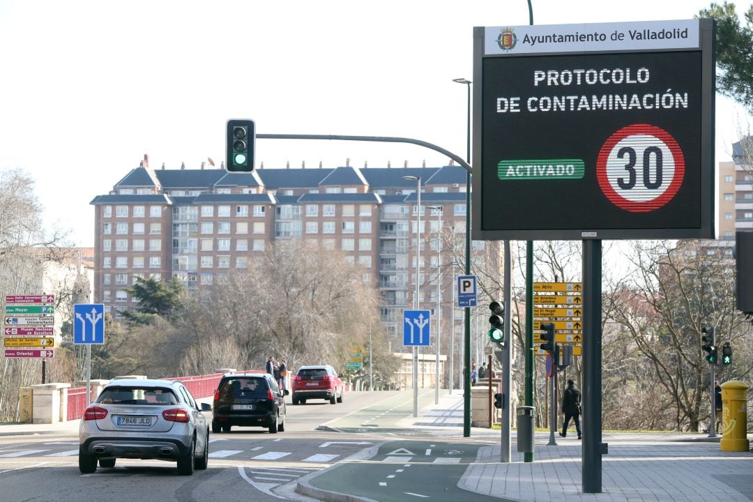 Fotografía de archivo del protocolo de contaminación en Valladolid