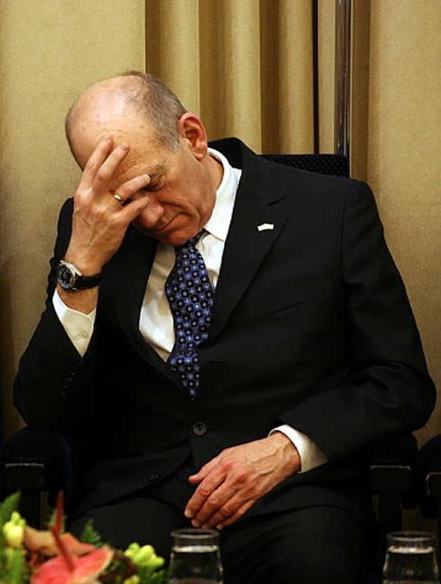 El primer ministro israelí, Ehud Olmert