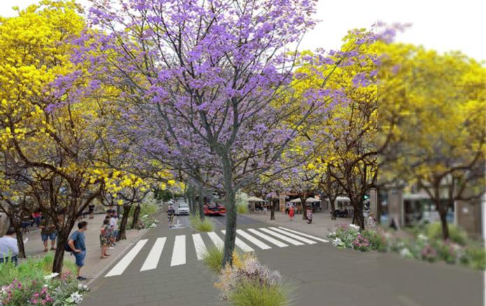 Simulación del proyecto de la plaza de San Agustín