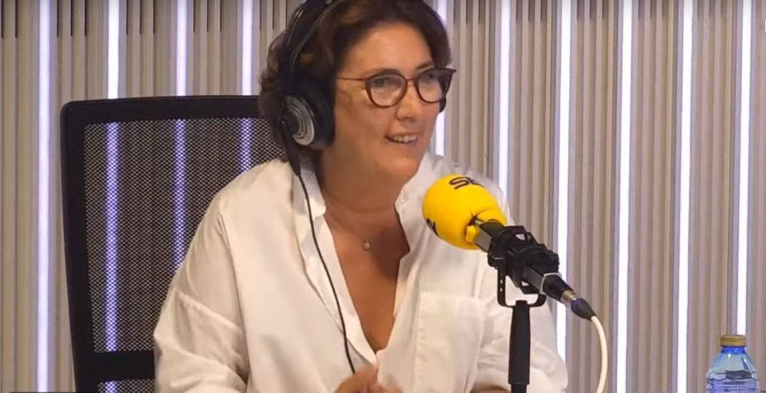 Montserrat Domínguez, durante la presentación este lunes de la programación de la Cadena SER para la nueva temporada