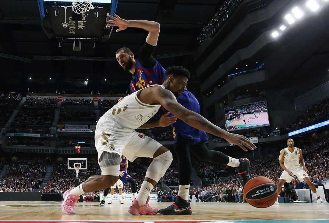Mirotic, en su visita ante su exequipo con el Barcelona en el partido de la Euroliga de este jueves.
