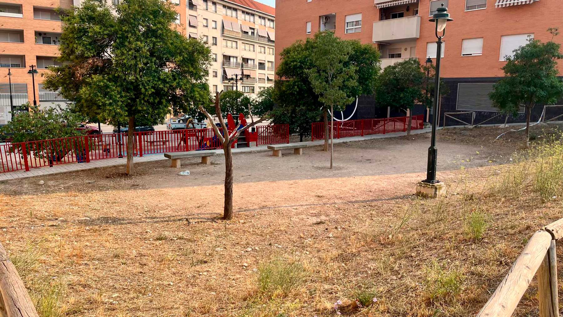 Imagen de la zona en la que se va a actuar en la Avinguda Carmen Vidal