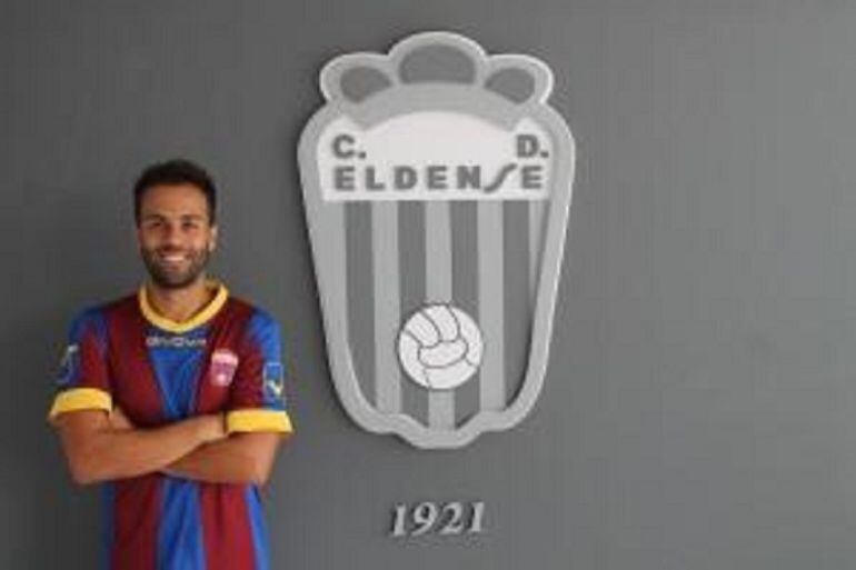 Juanfran Sánchez en su anterior etapa con el Eldense